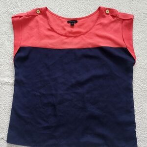 Timing Vibrant Orange Sleeveless Top
